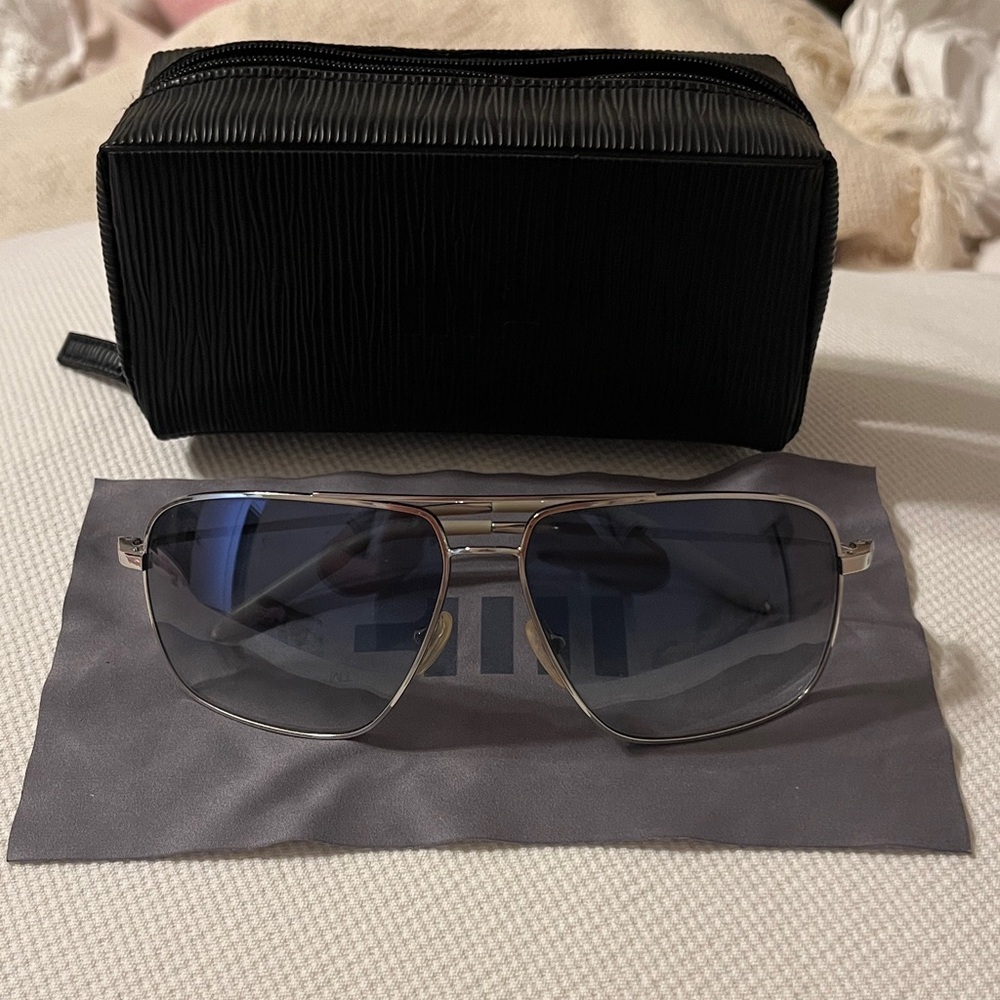 Mosley Tribes Enforcer in Photochromic Blue Gradient Lens & Chrome Silver Frame